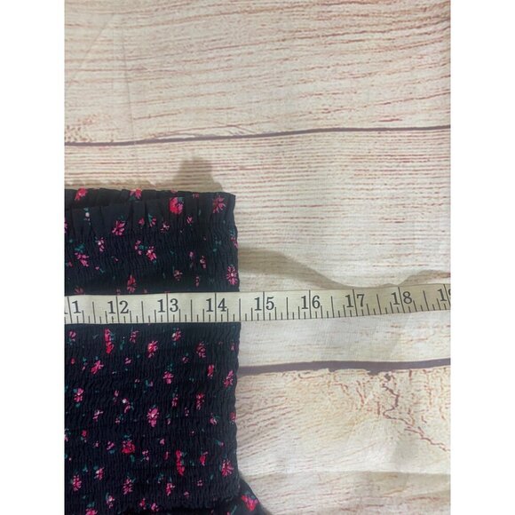 The Nines By Hatch Smoked Maternity Black Floral Skirt - Medium - Picture 7 of 11